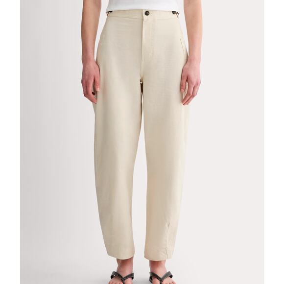 NWOT Everlane The Fatigue Barrel Pant In Bone Size 16 - Picture 1 of 7